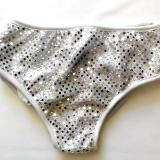 Classic Sequins Briefs Silver Spankies