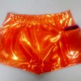 Orange Mystique Metallic Cheer Briefs