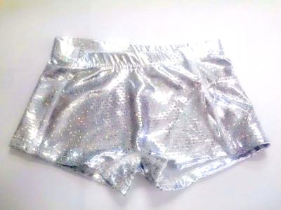 ULTIMATE SPARKLE Silver Metallic Mystique & Sequins Briefs