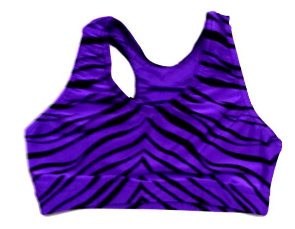 Purple Zebra Sports Bra