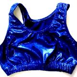 Royal Blue Metallic Mystique Sports Bra