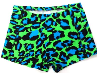 Turquoise and Lime Leopard Spankies