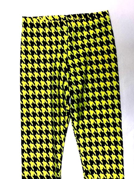 Yellow Jagged Edge Capris