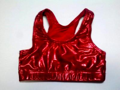 Mystique Red Razorback Sports Bra