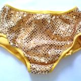 Classic Sequin Brief Yellow Gold Spanky