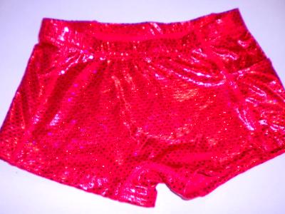 ULTIMATE SPARKLE Red Metallic Mystique & Sequins Briefs