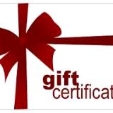 GIFT CERTIFICATES