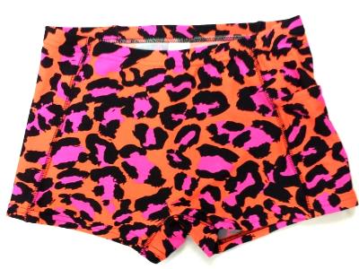 Neon Pink and Orange Leopard Spankies