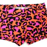 Neon Pink and Orange Leopard Spankies