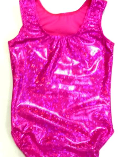 Pink Shatterglass Gymnastics and Dance Leotard