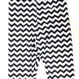 Black White Chevron Capris