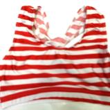iCupid Red and White Stripe Sports Bra