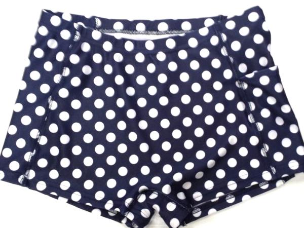 Navy Blue Polka Dot Icupidshort - OUT OF STOCK