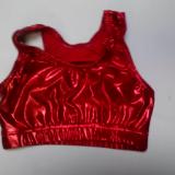 Sports Bra Red  Mystique Metallic