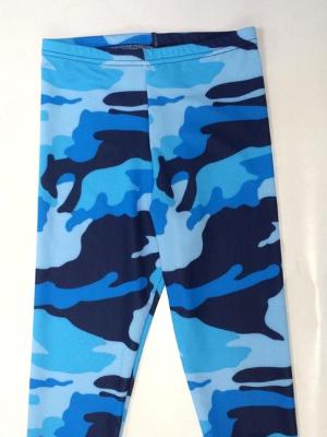 Blue Blue Camo Capris