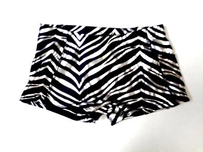 Metallic Cheer Spankies Black/Silver