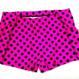Icupid Cheer Shorts Hot Pink Happy Dots