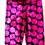 Fuchsia Big Dots Capris