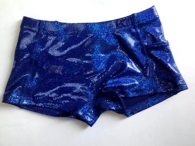 Icupids Cheer Shorts Shattered Glass Royal Blue  