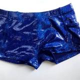 Icupids Cheer Shorts Shattered Glass Royal Blue  