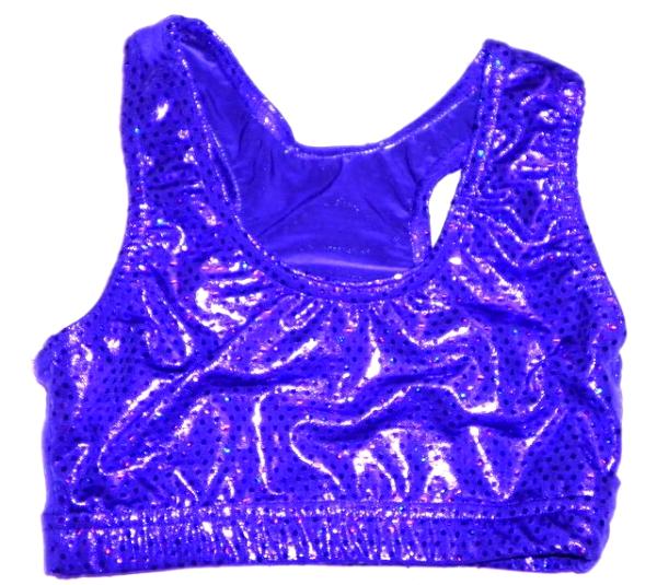 Sports Bra ULTIMATE SPARKLE Purple Metalltic Mystique & Sequins