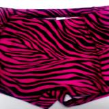 Icupid Cheer Shorts Fuchsia Zebra - LIMITED AVAILABILITY