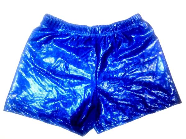 Traditional Boy Cut Short Royal Blue Shatter Glass