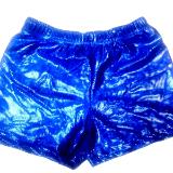 Traditional Boy Cut Short Royal Blue Shatter Glass