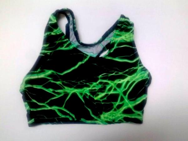 Sports Bra  Green Lightning