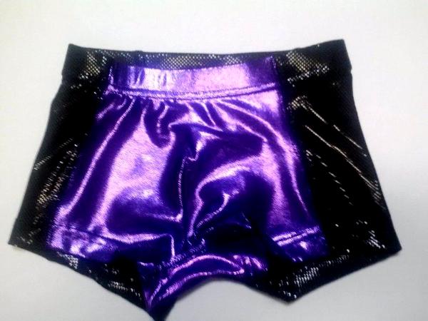 Black Sparkle Dot with Purple Mystique Front