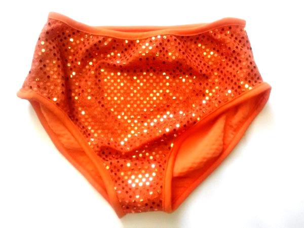 Classic Sequin Briefs Orange Spanky