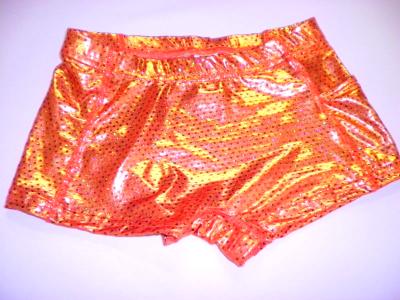 ULTIMATE SPARKLE Orange Metallic Mystique & Sequins Briefs