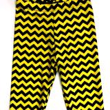 Capris Yellow and Black Chevron