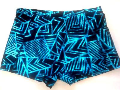 Geometry 101 Spankies Turquoise