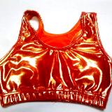 Metallic Mystique Orange Razorback Sports Bra