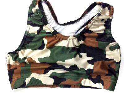 Dark Camo Sports Bra