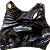 Metallic Mystique Black Sports Bra