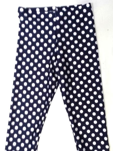 Navy Polka Dot Capris - OUT OF STOCK