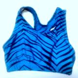 Sports Bra Turquoise Zebra