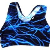 Blue Lightning Sports Bra