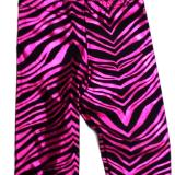 Fuchsia Metallic Zebra Capri