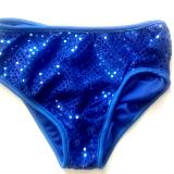 Classic Sequin Cheer Briefs Royal Blue Spankies