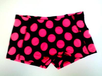 iCupids Crazy Big Dots Spanky Hot Pink on Black 