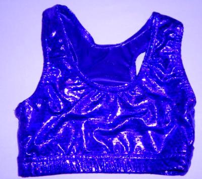 Sports Bra ULTIMATE SPARKLE Royal Blue Metallic Mystique & Sequins