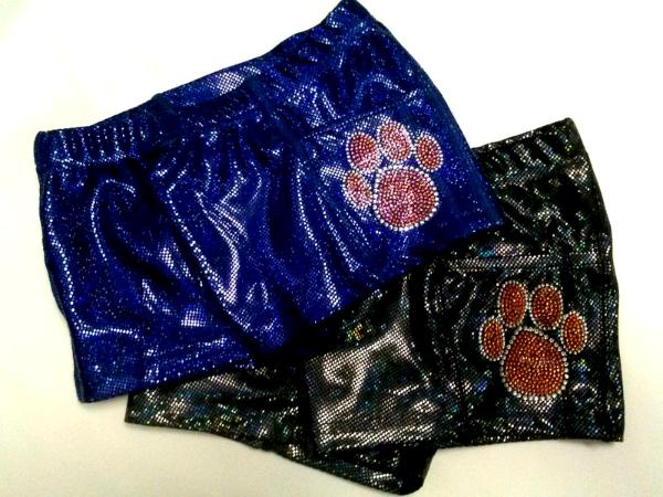 iCupid Paw Pocket Bling Short (You choose fabrics and paw colors!)