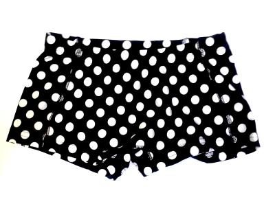 Cheer Boy Cut Brief Black & White Polka Dot