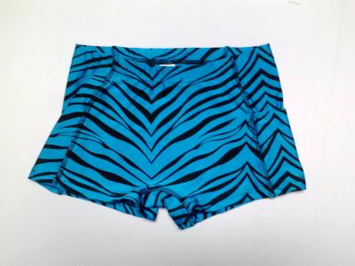Icupid Cheer Shorts Turquoise Zebra