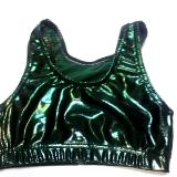 Mystique Hunter Green Razorback Sports Bra