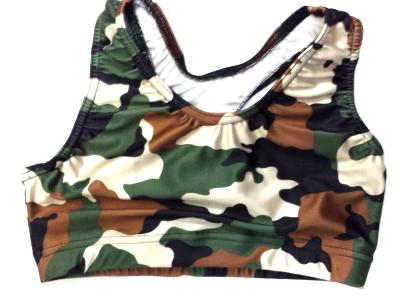 Dark Camo Sports Bra