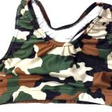 Dark Camo Sports Bra